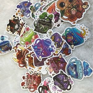 29 Sticker Lot Astrology and Pride Flag tea